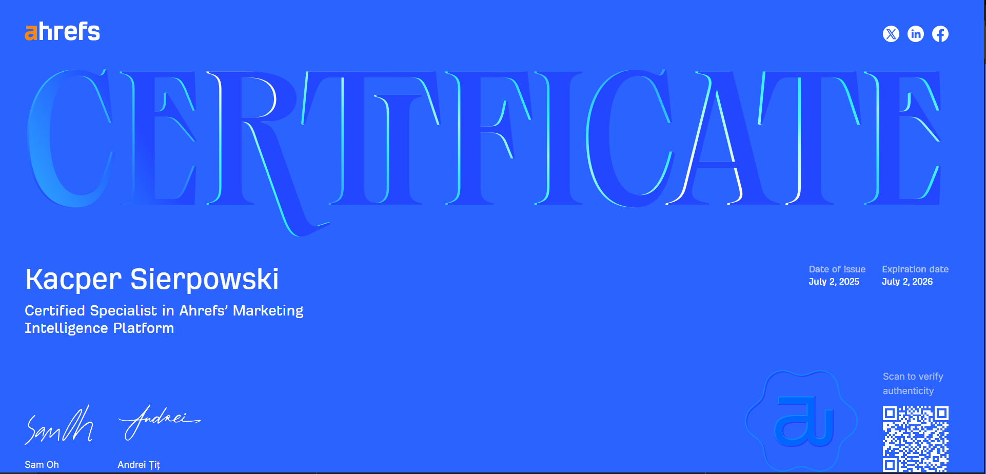 Certyfikat_ahrefs